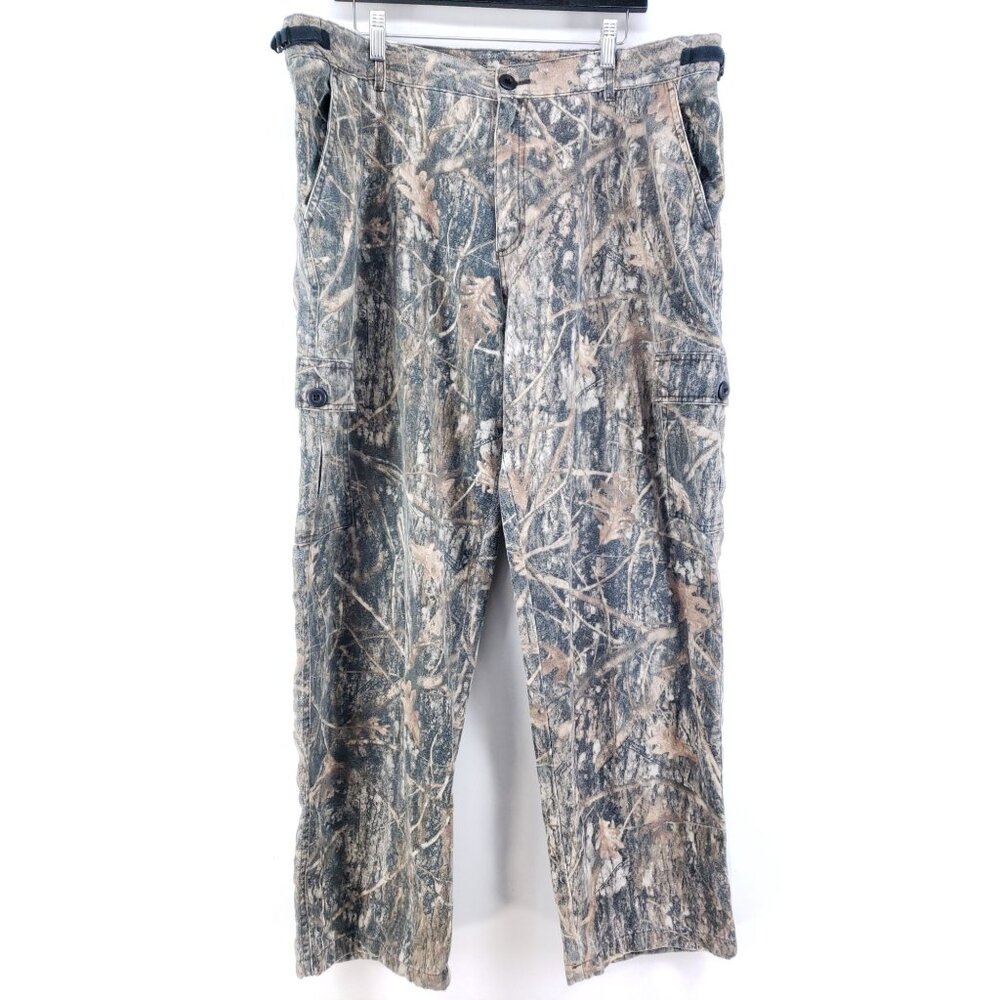 True Timber Mens XL Camouflage Cargo Hunting Pants Twill Camo